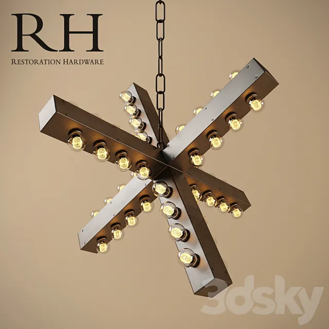 NERO CHANDELIER 3D Model