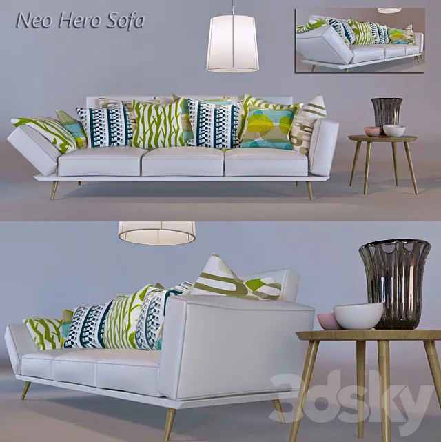 Nero Hero Sofa 3D Model