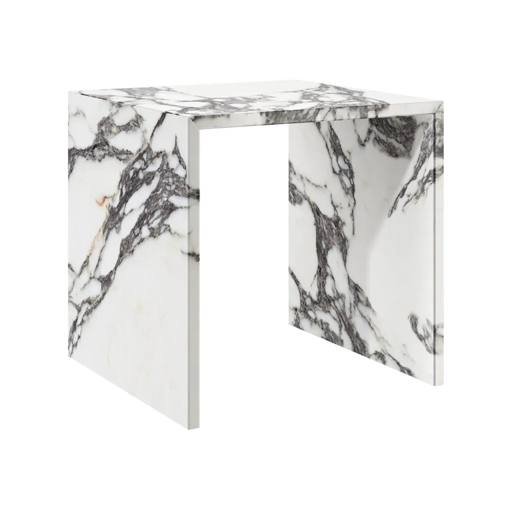 Nero Side Table by Set In Stone