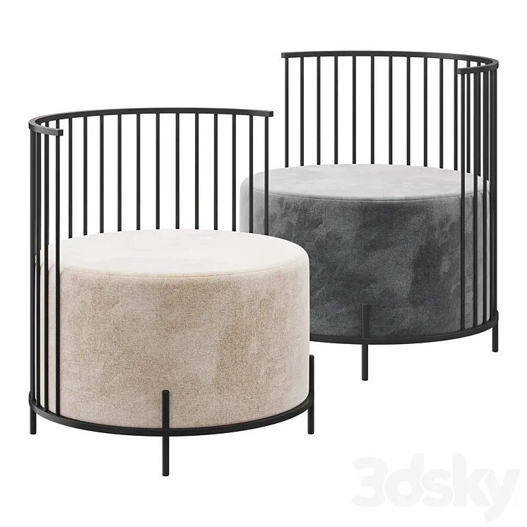 nest | Armchair 3D Model Free