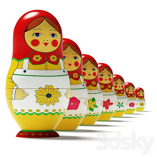 Nesting Dolls 3DModel