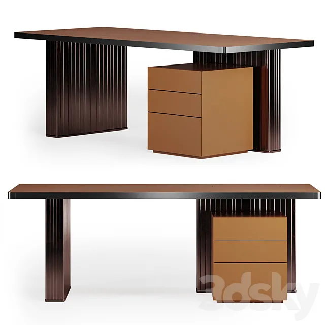 NETTUNO | Writing desk by Paolo Castelli 3D Model