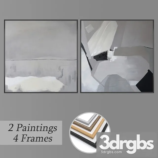 Network Of Wall Pictures No 2767 3D Model Free