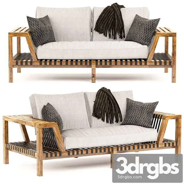 Network sofa rodolfo dordoni roda 2 3D Model Free