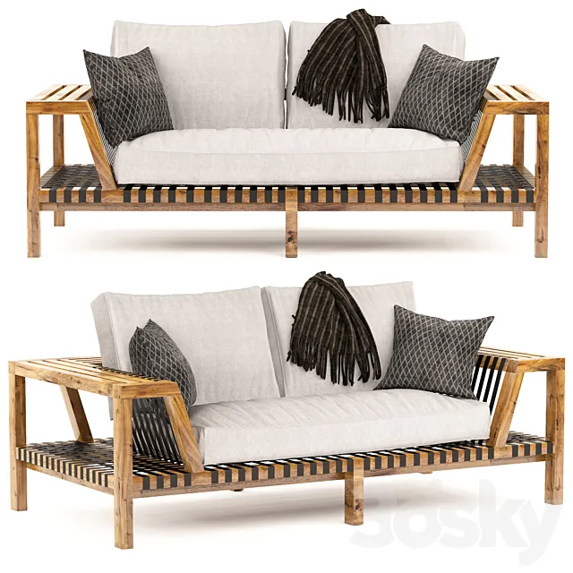 Network Sofa Rodolfo Dordoni Roda 3D Model