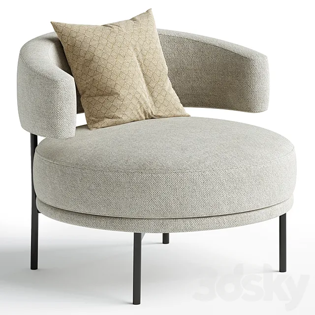 NEUILLY LOUNGE By Bonaldo 3D Model