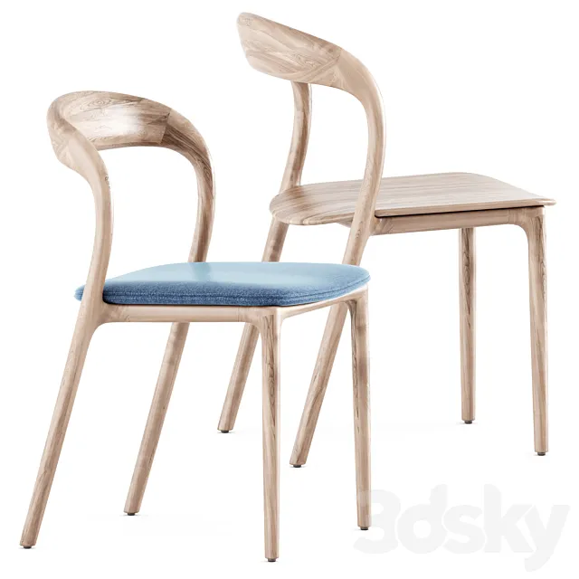 Neva light chair by Artisan 3D Model