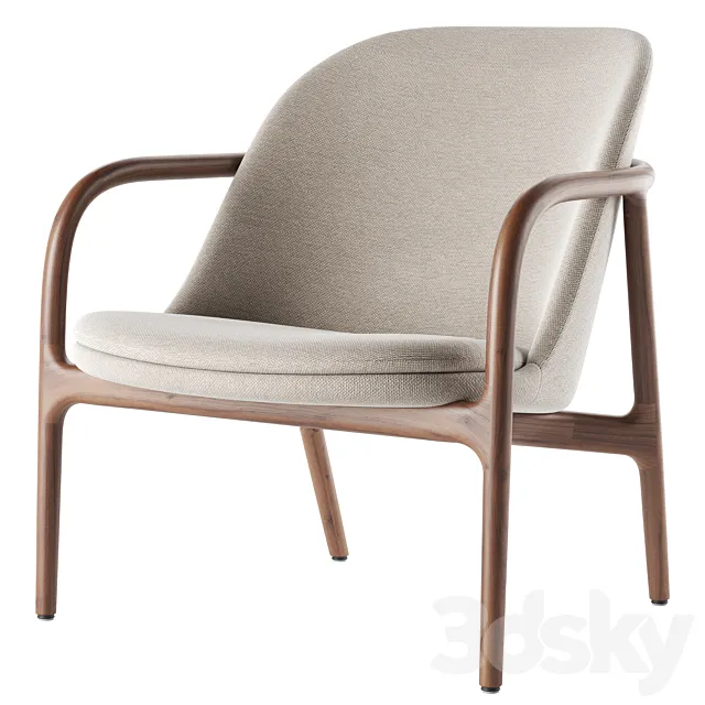 Neva lounge trimmed By Artisan 3D Model