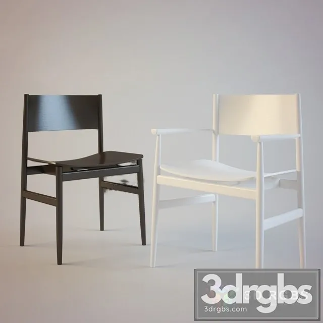 Neve chair design by Piero Lissoni 3D Model Free