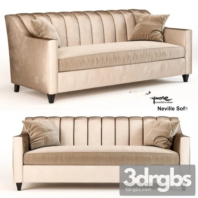 Neville Sofa 3D Model Free
