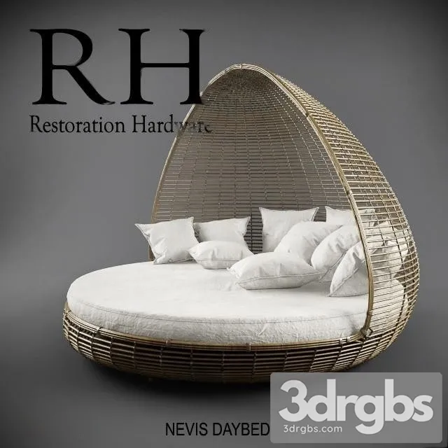 Nevis Daybed 3D Model Free