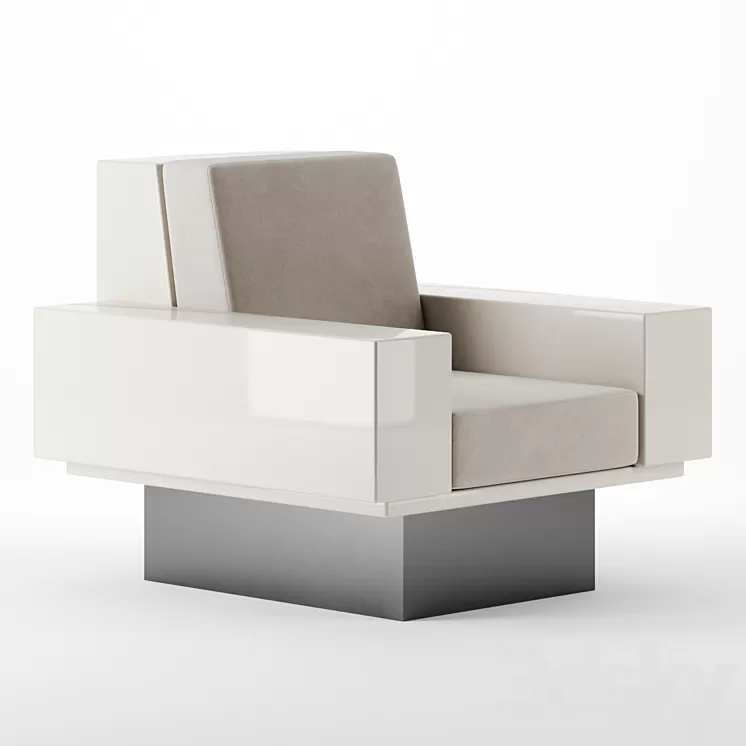 NEW BAUHAUS ARMCHAIR by Pierre Augustin Rose 3D Model