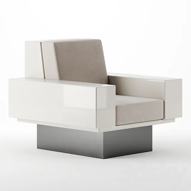 NEW BAUHAUS ARMCHAIR by Pierre Augustin Rose 3DModel