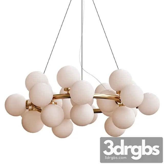 New Bubble Modern Led Pendant Lights Lamp 3D Model Free