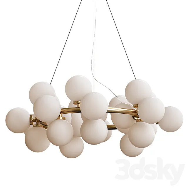New Bubble Modern LED Pendant Lights Lamp 3DModel