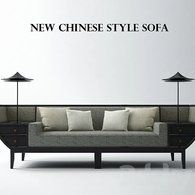 new chinesestyle sofa 3D Model
