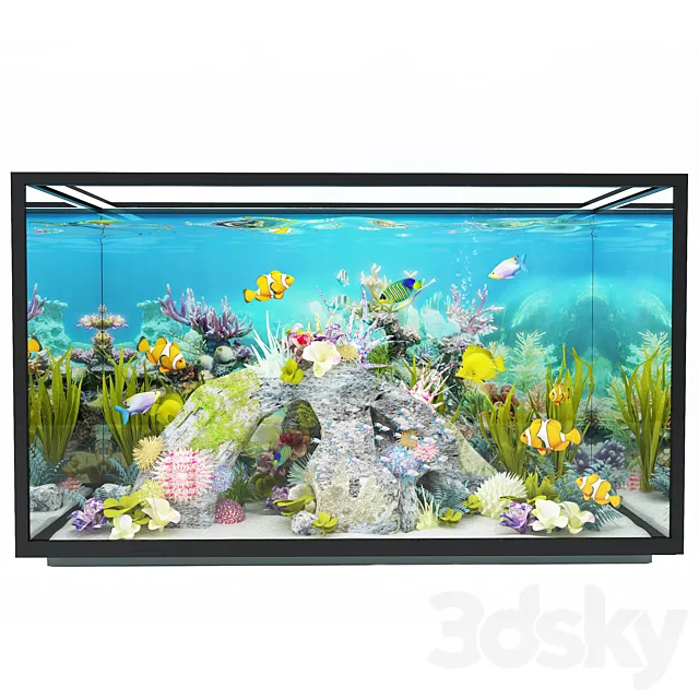 new modern aquarium 3D Model