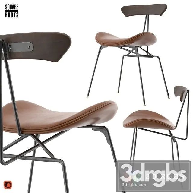 New Pacific Direct Wolfgang Leather Chair 3D Model Free