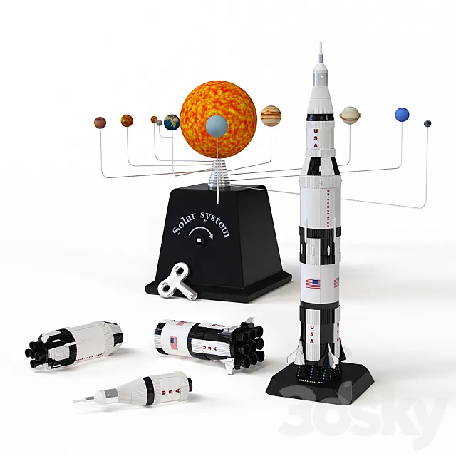 New Ray rocket 3D Model