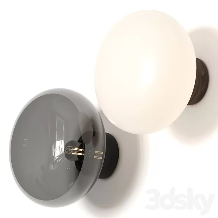 New Works Karl Johan Wall Lamp 3D Model
