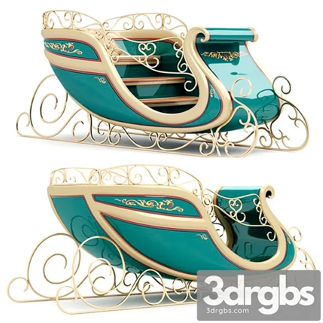 New year& 3D Model Free