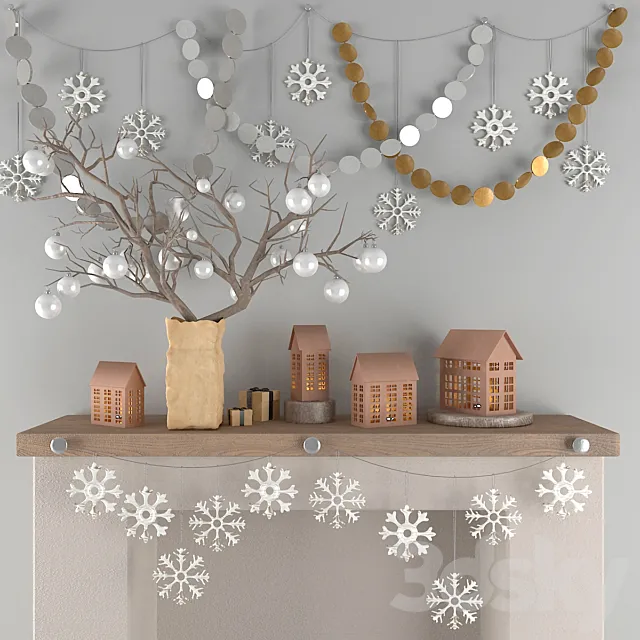 New Year's decor 3D Model