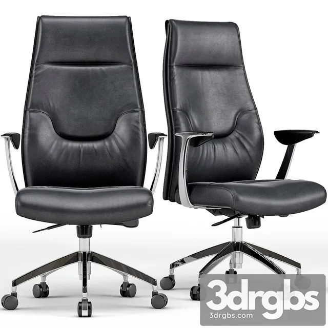 New York High Back Office Chair 3D Model Free