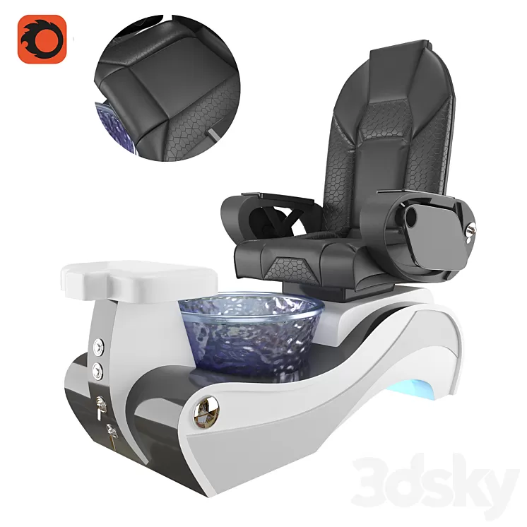 NewBeginning - Nail Chair 3D Model