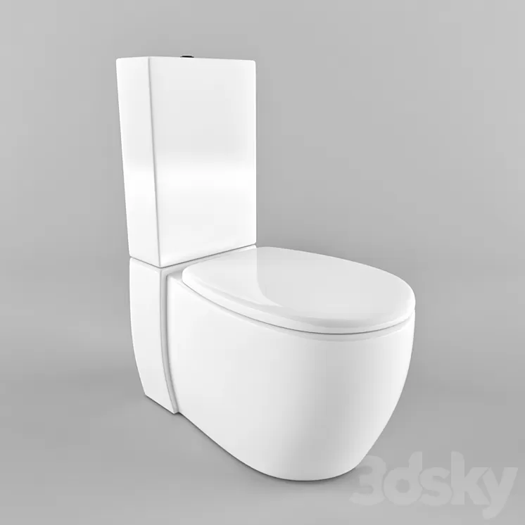 Newform - Essenza close-coupled toilet 3D Model
