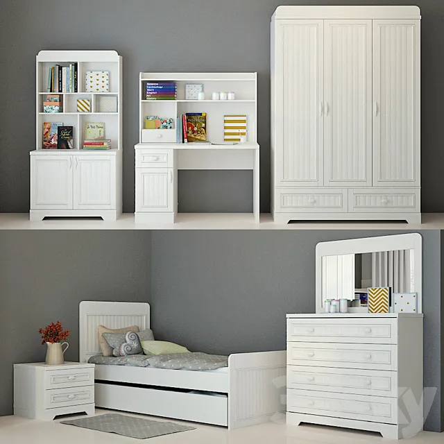 NewJoy - White Life Series 3DModel
