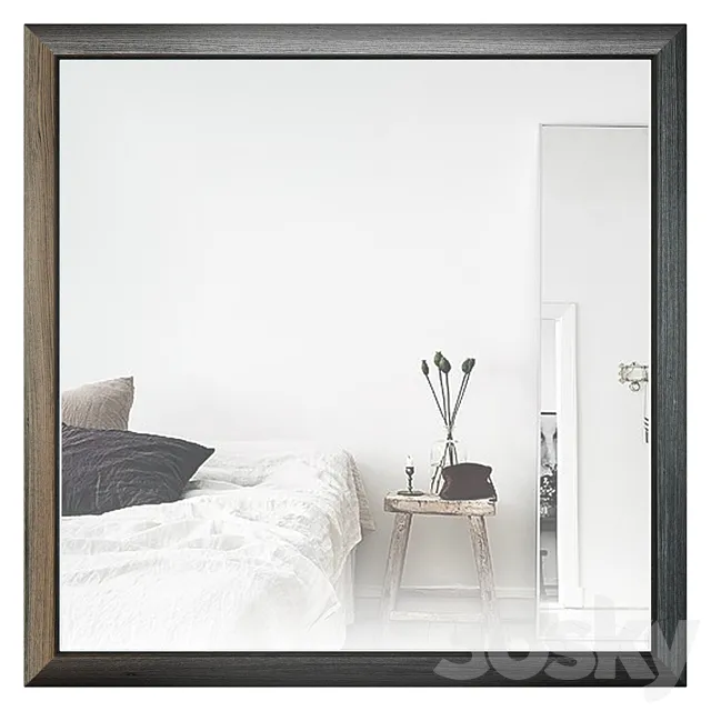 Newport Square Mirror COFT123x123-NPRT-MR 3D Model
