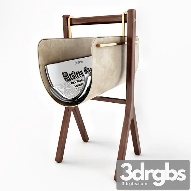 Newspaper poltrona frau 2 3D Model Free