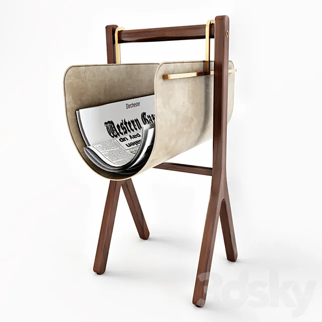 Newspaper Poltrona Frau 3D Model