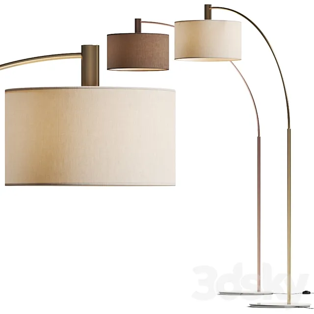Nexo Luce Gricia Floor Lamps 3D Model