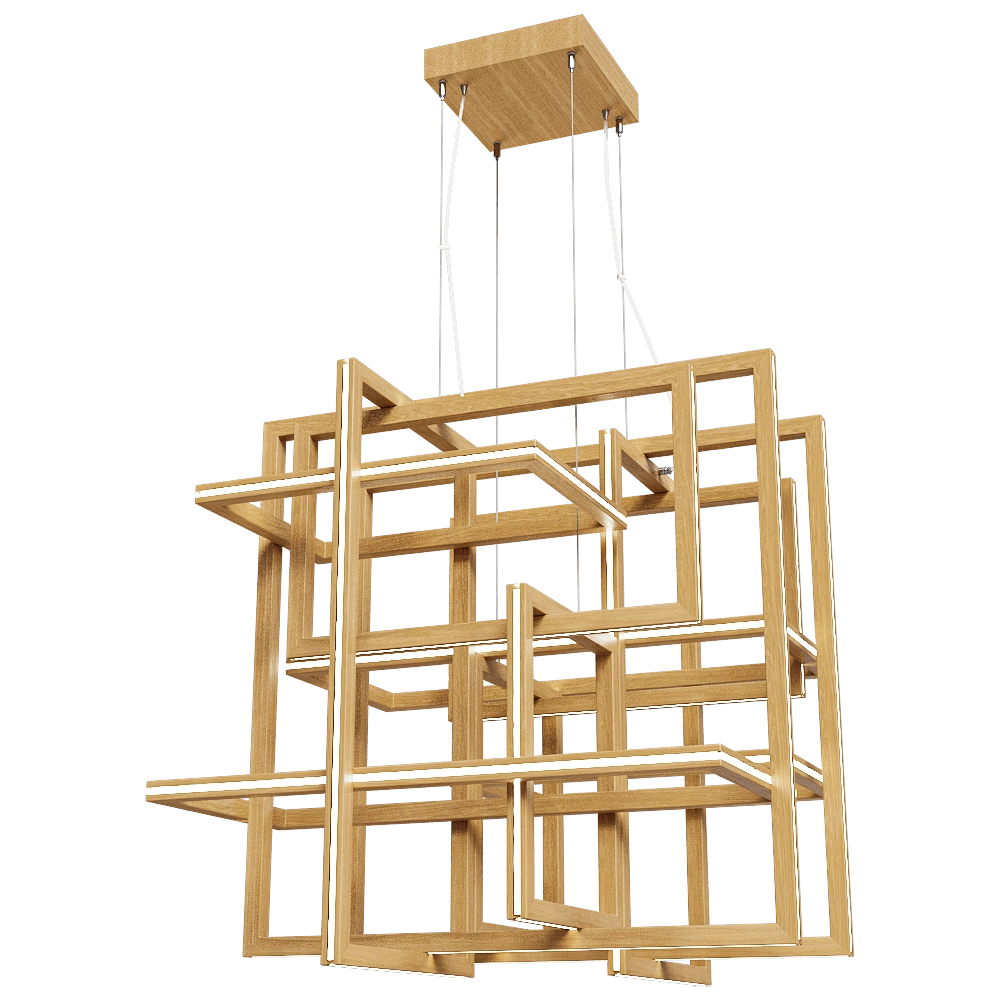 NEXT LEVEL DESIGN STUDIO - Chandelier Cube 3D Model