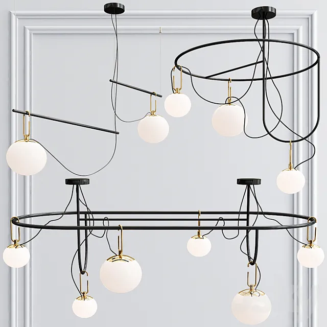 Nh S Cluster 3D Model