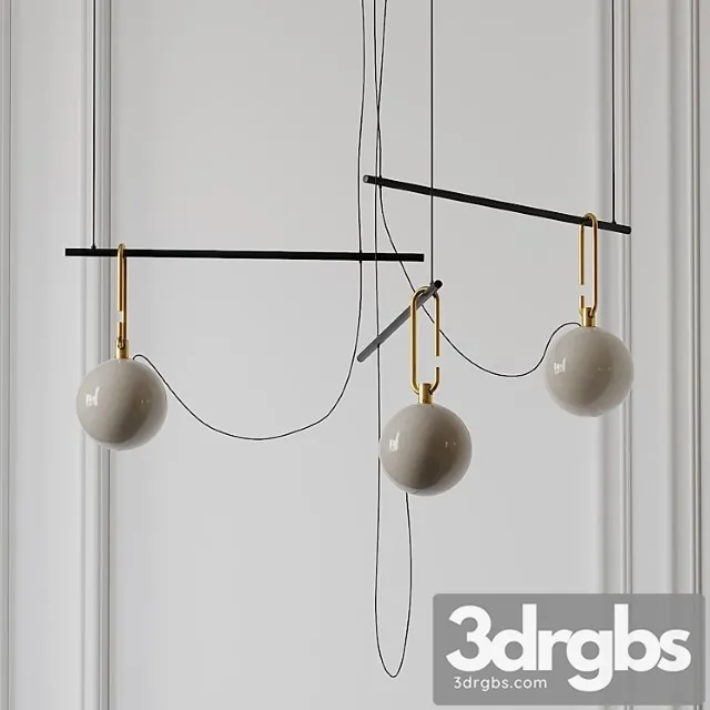 Nh s3 suspension lamp by neri & hu 3D Model Free