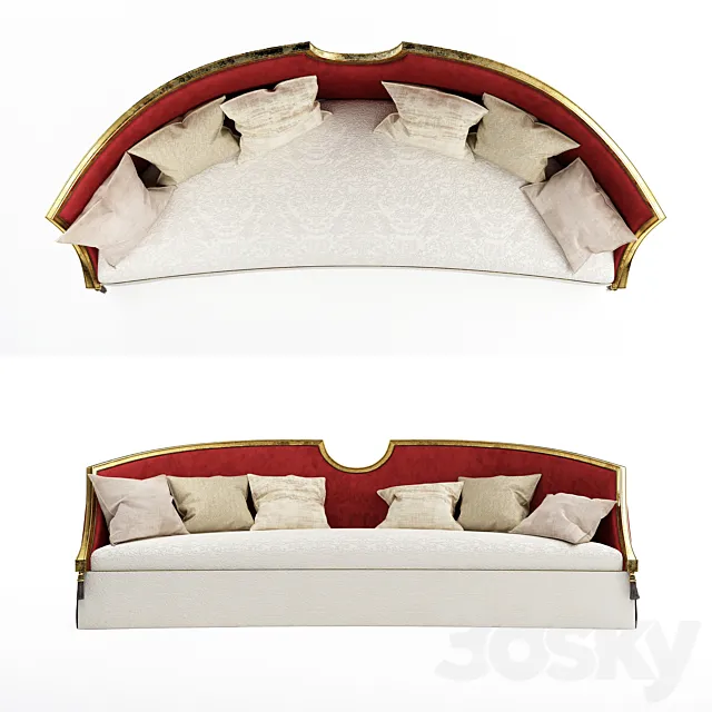 NI_curve sofa 3DModel