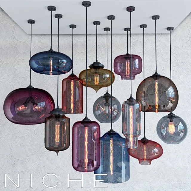 NICHE MODERN PENDANT LIGHTING 3DModel