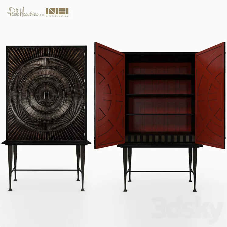 Nicholas Haslam Villiers Armoire 3D Model Free