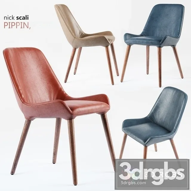 Nick Scali Pippin Chair 3D Model Free