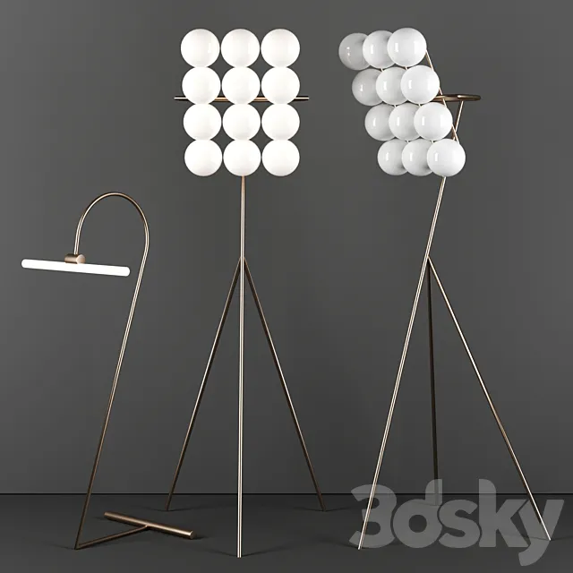 Niclas jorgensen floor lamps 3D Model