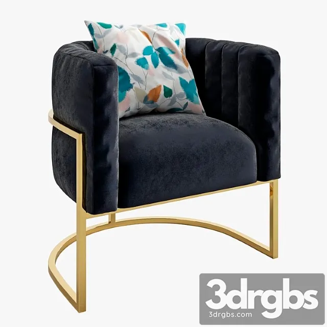 Nico Armchair 3D Model Free