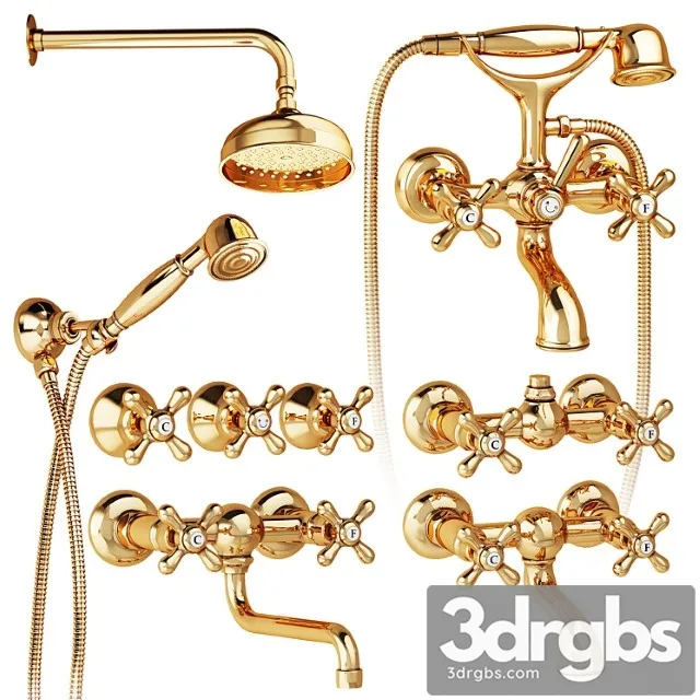 Nicolazzi Nuova Brenta Shower Faucets 3D Model Free