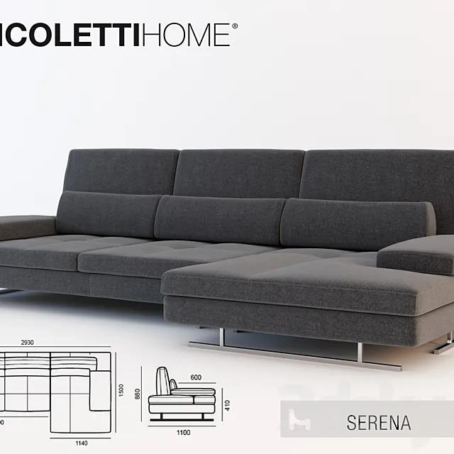 Nicolettihome - Serena 3D Model