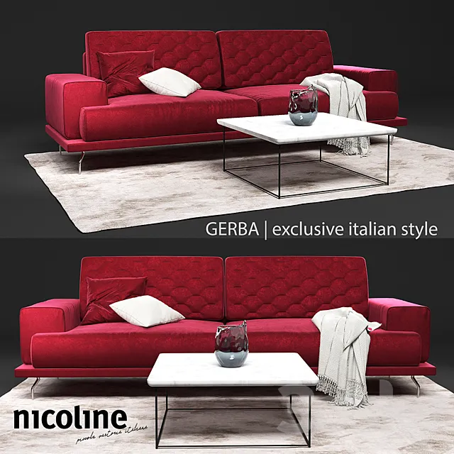 Nicoline_GERBA_Sofa 3D Model