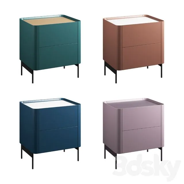 Nightstand Iris Modern 3D Model