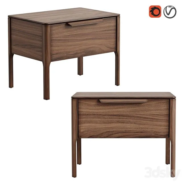 Nightstand MODIS Interiors from the LOUNGE collection 3D Model