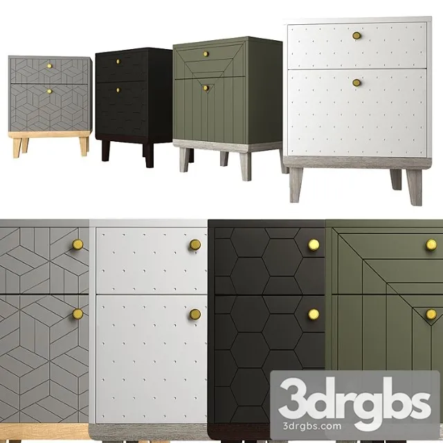 Nightstand thimon v2 2 3D Model Free