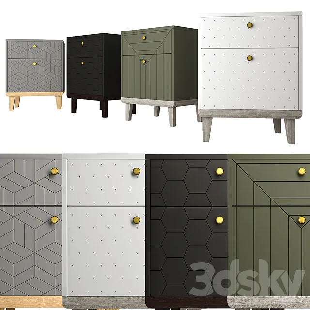 Nightstand Thimon v2 3D Model